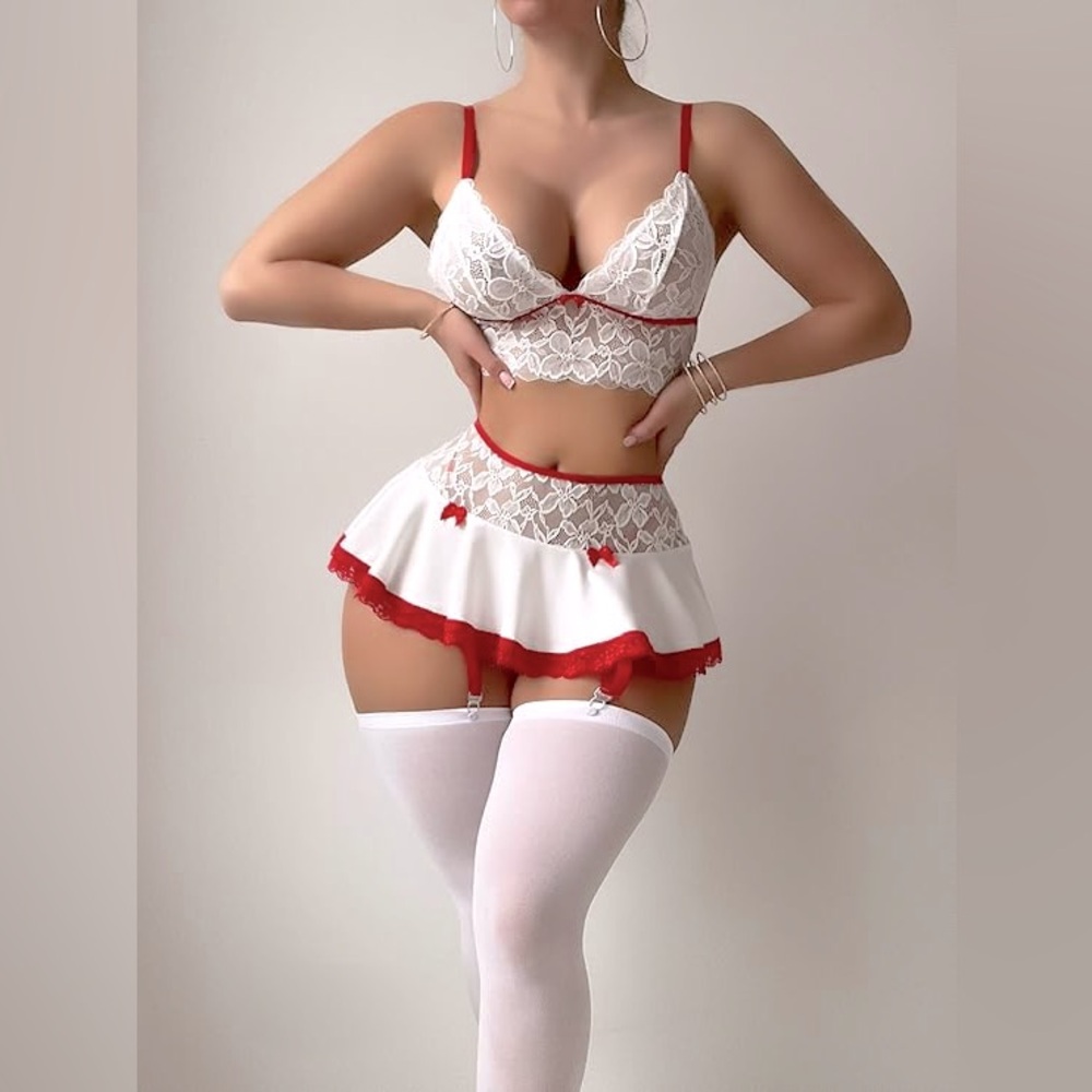 5 piece Elegant Lace Lingerie Set ❤️